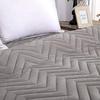 King Size Bed Pad, Comfortable for All Seasons, Anti-mite, Antibacterial, Odor Resistant, Sweat-Wicking, Quick-Drying, Washable, Hotel-Quality, with E