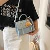 Hand Carry Retro Casual Briefcase New Fashion Glossy Messenger Bag Niche Women's Shoulder Bag