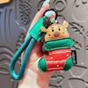 Christmas Keychain Bag Charms Car Keyrings Bag Charms Accessories for Purse Backpack Decorations Valentines Day Gifts