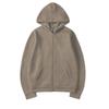 2025 Unisex Hooded Cardigan: Solid Color, Loose Fit for Spring/Autumn Sportswear