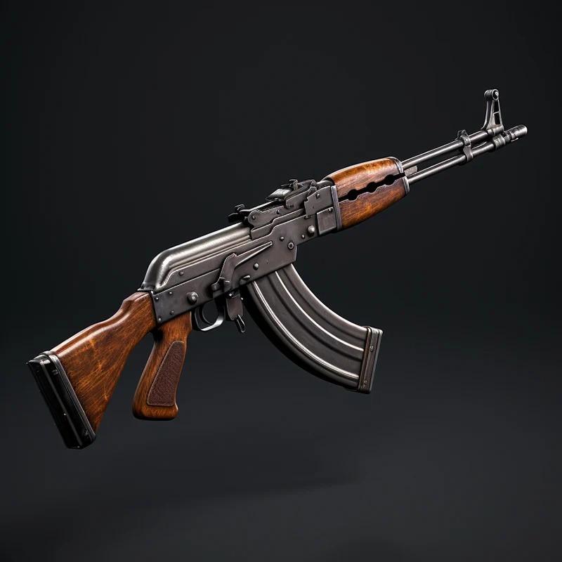 1Pcs Bar Interior Paintings Gun Picture On the Wall Decororation Living Room Rifle Poster Home Decor Canvas Painting AK47 Art