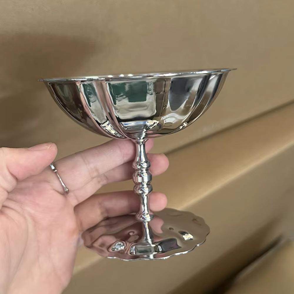 Stainless Steel Ice Cream Cup Anti-rust Smoothie Cup Multifunctional Pudding Cup Afternoon Tea