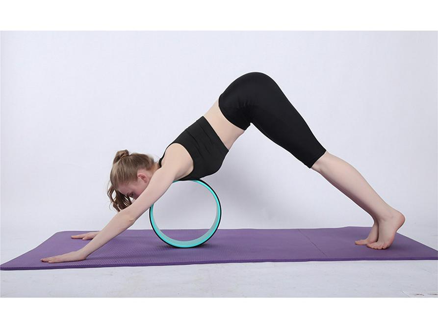 32*14cm Yoga Wheel for Training, Fitness, and Abdominal Workouts - Suitable for Pregnant Women and Parent-Child Activities