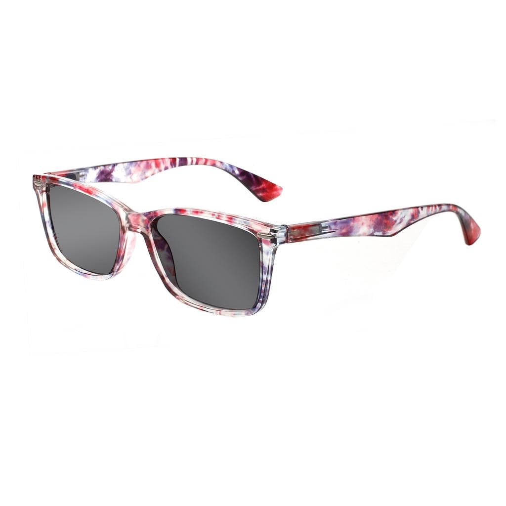 Turezing Women's Print Prescription Glasses Metal Hinges Anti-Reflective Sunglasses +2.0 +2.5 Fashion Eyewear
