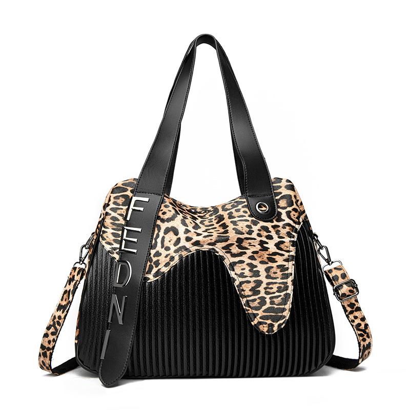 Hand-held Tote Large Bag, Simple Pleated Women's Single-shoulder Bag, Crossbody Bag