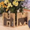Creative Wooden Piggy Bank Twenty-Six Letter Coin Money Saving Box Storage Customized Name Wood DIY Letter Kids Money Bank Gift