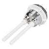 Plastic Dual Flush Toilet Water Tank Push Button With 2 Rod For 38 48 58Mm Hole