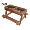 Chicken Picnic Table Handmade No Waste Chicken Feeder And Waterer Wooden Coop Feeder Accessories for Chicken Wildbird Duck Squirrel
