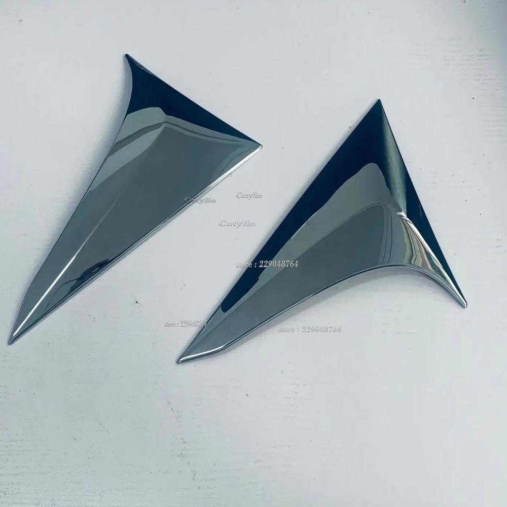For Honda Vezel HR-V HRV Carbon Fiber Rear Window Triangle Cover Trim Decoration Exterior Accessories Car Styling