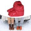 Indoor Pair Winter Down Slippers Bootie Shoes Footwear