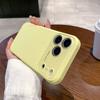 Large Window Liquid Silicone Original Soft Phone Case For iPhone 17 Air 17 16 15 14 13 12 Pro Max Funda Instantly Turn Series
