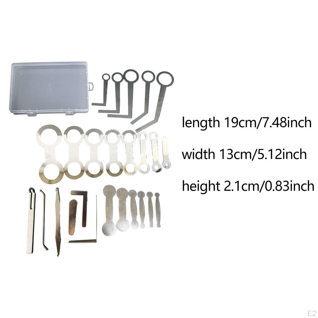Kit di Attrezzi per la Riparazione del Sassofono Regolazione Perdite Sassofono Set di Accessori per Strumenti Musicali Strumenti Piatti per Tamponi