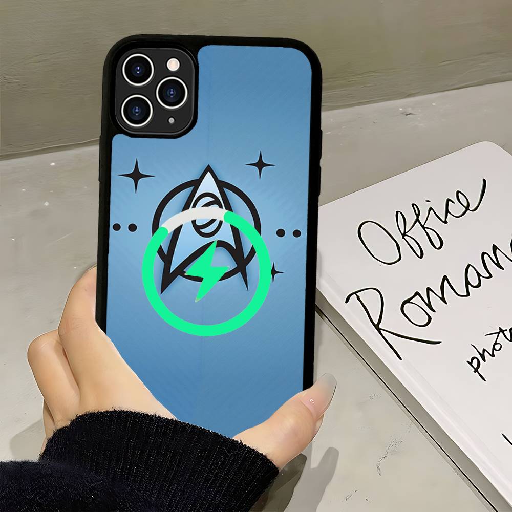 Star T-Trek Movie Logo Phone Cover For IPhone 17 16 15 14 13 12 11 Pro Max Mini For Magsafe Magnetic Wireless Charge
