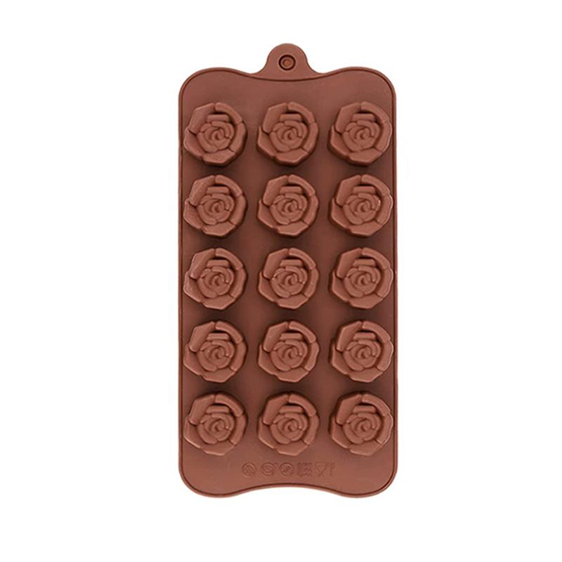 Flower Silicone Molds Rose Chocolate Candy Mould For Fat Bombs Gummy Cake Cupcake Soap Candle Decoration Wax Melts Ice Cube
