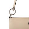 Calvin Klein Classic Minimalist Metal Letter Zipper Underarm Mixed Material Shoulder Bag Medium Women Bags Almond-Yellow DH3237-5FZ