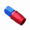 AN6 Racing Oil   Fuel Line Hose End Swivel Male Fitting Adapter Blue Red Color 0 Degree