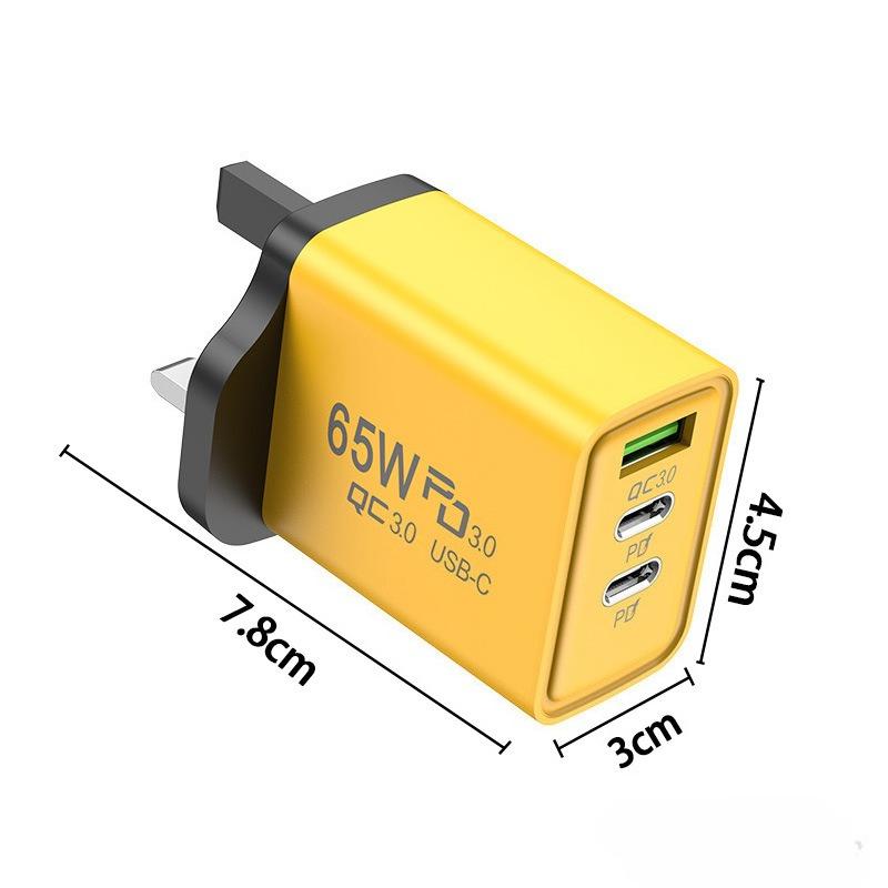 Dual Fast Charging Head Fast 3 High-Speed Cable (Type-C/Usb-A 6A High Current) for Cell Phone Tablet