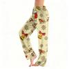Women's Christmas Snowflake Tree Print Pajama Sleep Pants for Home Comfort