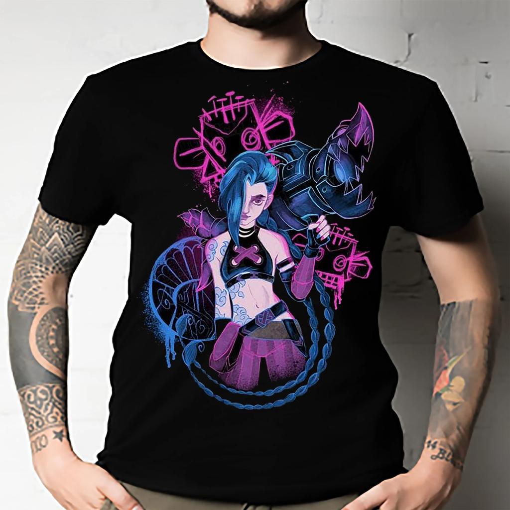 T-shirt da uomo e da donna Jinx Arcane