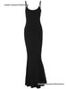 Women's Summer Sleeveless High-Waist Slim Fit Spaghetti Strap Maxi Dress