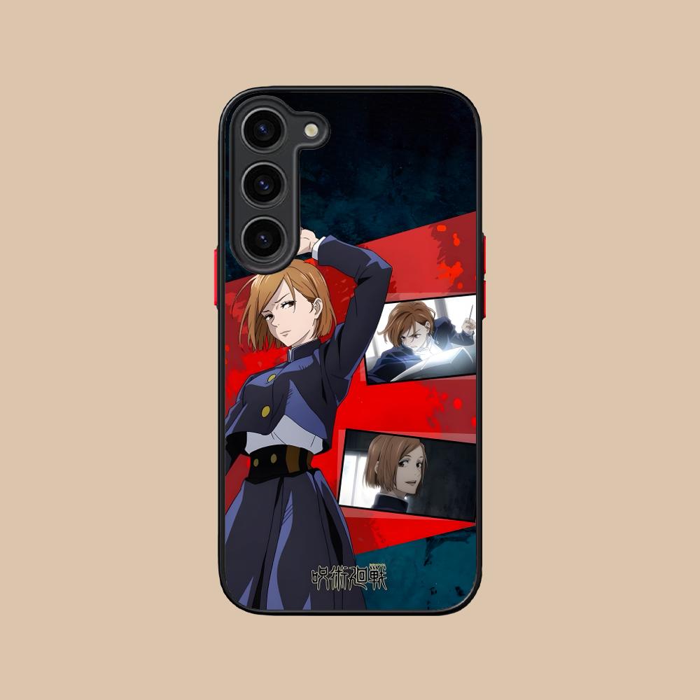 Jujutsu Kaisen Nobara Silicone Mobile Phone Case for Samsung Galaxy S26 S25 S24 S23 S22 S21 Plus FE Ultra Colorful Cover