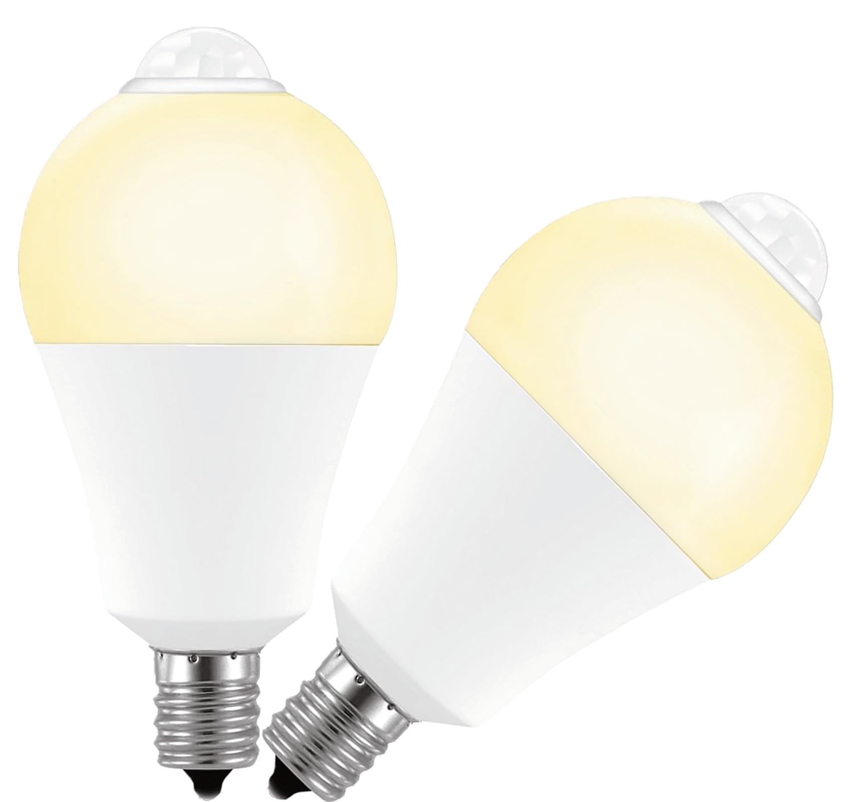 

SYXKJ LED Light Bulb, E17 60W Equivalent, 7W, Motion Sensor Bulb, 800LM, Warm White, 3000K, Light Sensor, Auto Light OnOff, Energy Saving,