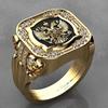 Eagle Ring Men's Engraved Badge Retro Seal Fashion Versatile Ring