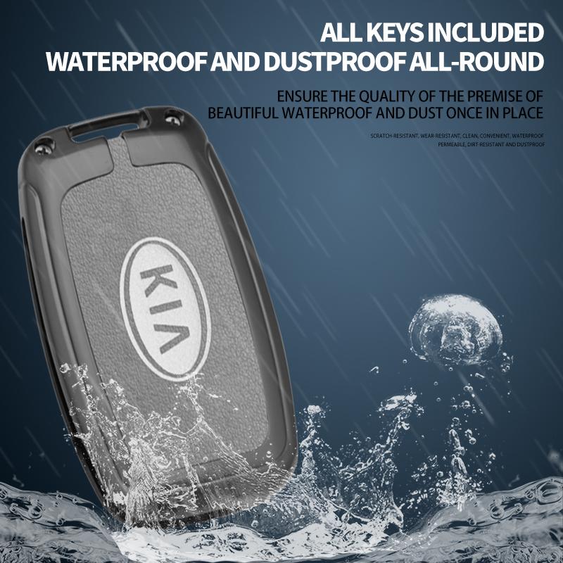 2026 Hot Car Sticker Zinc Alloy Car Key Case Cover Shell For Kia Rio 3 K2 Ceed Cerato K3 Sportage 4 Picanto K5 Optima Sorento Fo