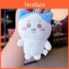 Joke Bear Chiikawa Hachiware Plush Keychain For Travel Bag Decoration