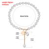 Simple Single-layer Baroque Imitation Flat Pearl Neck Chain Necklace, Cold Wind Fringed Sweater Chain