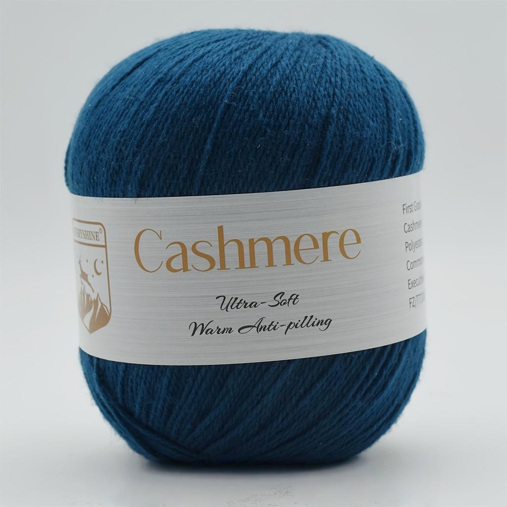6pcs Premium Cashmere Yarn – 50g/Pc 320m Soft Knitting & Crochet Yarn for DIY Hand-Woven Crafts – Luxurious Warm Fiber for Scarves, Hats, Sweaters