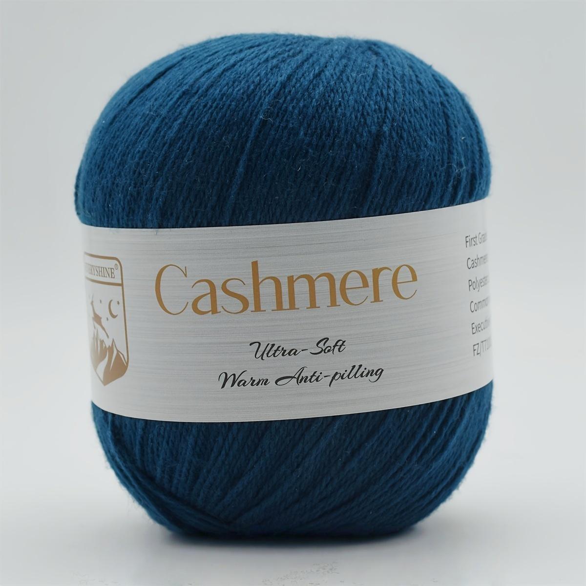 

6 мотков премиальной кашемировой пряжи – 50 г/моток 320 м Мягкая пряжа для вязания и крючком для рукоделия, связанного вручную – Роскошное теплое волокно для шарфов, шапок, свитеров