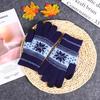 Autumn and winter warm knitted jacquard neutral gloves clothing accessories windproof