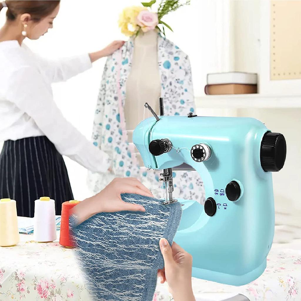 Cotumued Sewing Machine Hand Sewing Machine for Beginners Popular Japanese Handy Daily Handmade Sewing Electronic Sewing Machine Electric Lock Compact