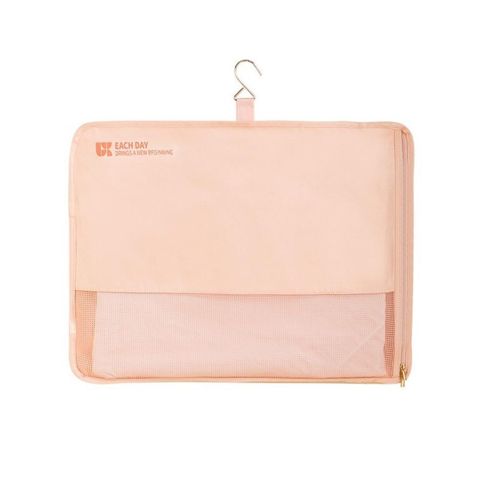 Mesh Hanging Clothes Organizer Large Capacity Space Saving Down Jacket Storage Bag Visible with Hook Clothes Hanger Bag Home 1380₽