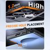 RFID Blocking Wallet Phone Case Slide Camera Cover Military Shockproof PC TPU Protective Cover for Samsung Galaxy S25 Ultra-Black