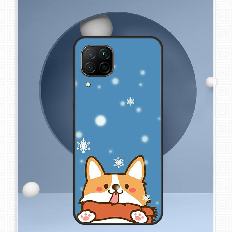 Cartoon Corgi Dog For Huawei P30 P60 Pro P20 P40 Lite Nova 9 10 SE 12s 12i 11i 8i Y91 Y60 Y70 Y72 Y90 Y61 Case