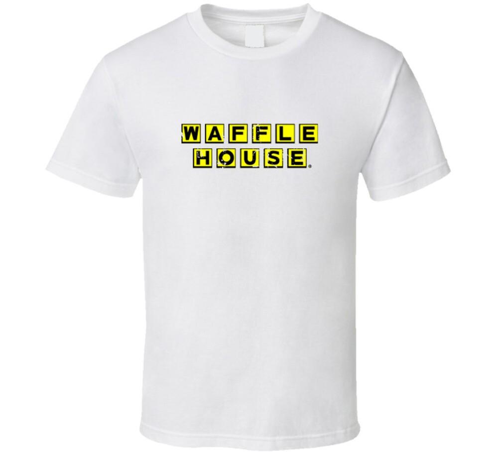 Waffle House Fast Food Restaurant Distressed Look T Shirt