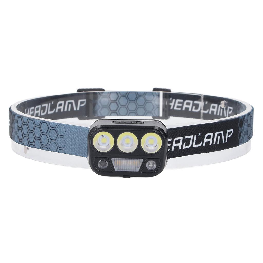 Headlamp Flashlight Angle Adjustable Ultra Bright Rechargeable Water Resistant 5 Lighting Modes Headlight for Outdoor