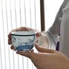 NEW Hand-painted Cylinder Tasting, Single Cup for Home Use, Vintage Personal Underglaze Color Kung Fu Tea Bowl Wholesale