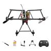 Kit de Avião de Papel com Controle Remoto yangyizhi com Estabilizador Giroscópico, Módulo de Potência Elétrica RC DIY, Hélices Duplas, Transmissor Lançador de Aeronave