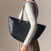 Lacoste Fashionable Versatile PVC Tote Shopping Bag Handbag Shoulder Bag Large Women tote Black NF4826ZP-000