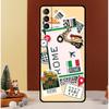 Travel Boarding Pass Tokyo Case For Samsung Galaxy S24 Ultra S23 S22 S21 S20 FE Note 20 S8 S9 S10 Note 10 Plus Cover
