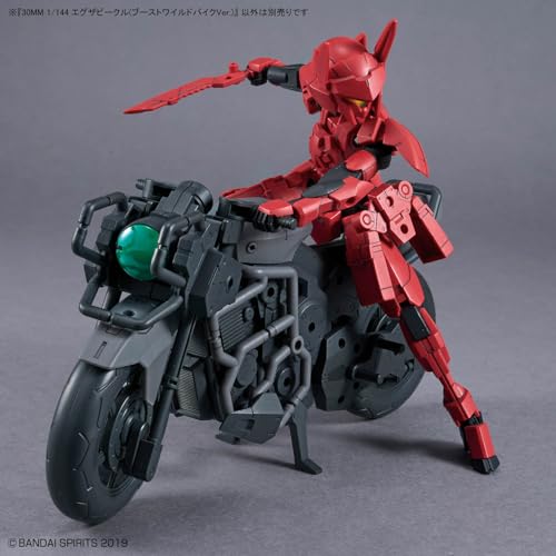 Maßstab 1/144 30MM Exa Fahrzeug Boost Wild Bike Version. Farbkodierter Plastikmodellbausatz