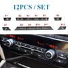 Dashboard Air Conditioner AC Control Button Heater Switch Cover For BMW 5 6 7 Series X5 X6 F10 F11 F07 F06 F12 F01 F02 F15 F16