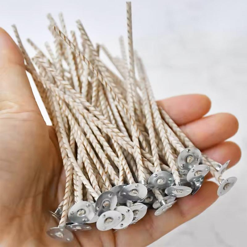 50 Stück Docht-Technologie Perfekt für Kerzenherstellung Kerzendochte DIY 40 Stränge Aromatherapie 8cm 10cm 15cm 20cm