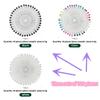 Female Styrofoam Mannequin Manikin Head Model Foam Wig Hair Glasses Display