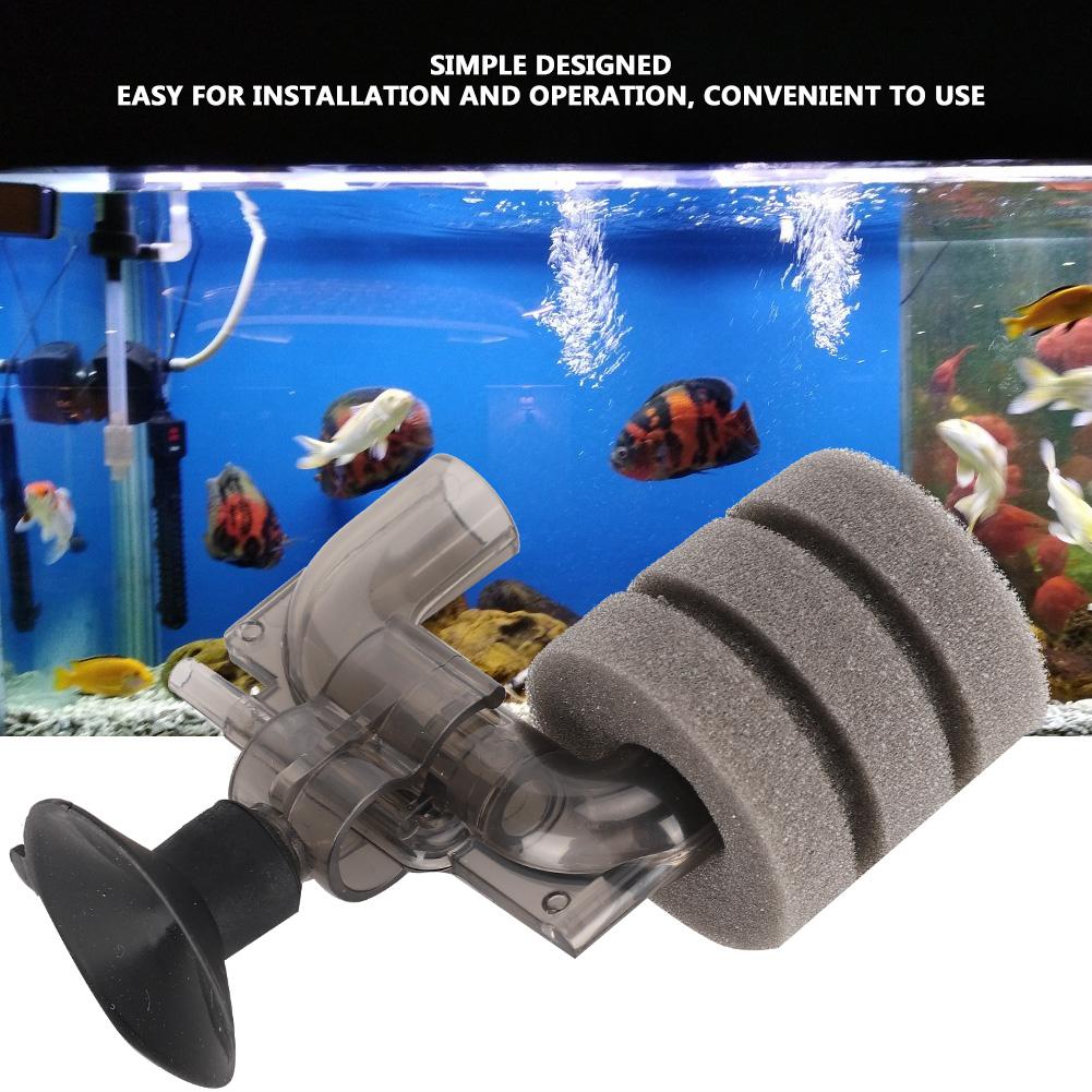 Aquarium Filter, Quiet   Anti Backflow Design Bio Sponge Media For Nitrifying 30g Lightweight with Suction Cup For Freshwater Saltwater Fish