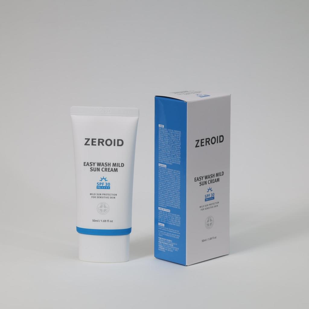 ZEROID Easy Wash Mild Sun Cream 50mL SPF30 PA++++