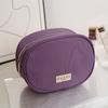 Gucci Taro Purple Canvas Handheld Makeup Storage Bag Portable Taro Purple Canvas Hand Cosmetic Storage Bag
